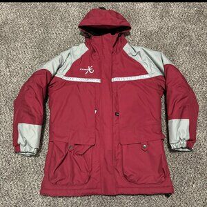 ICE ARMOR by Clam Cold Jacket Extreme Weather Parka Coat Red